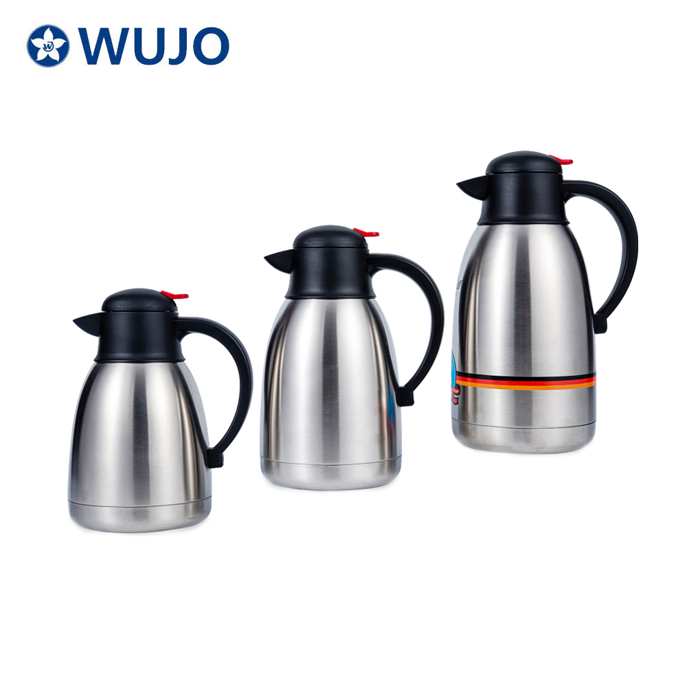 Wujo Afghanistan Doppelwand Vakuum Insbesondere ss arabischer Kaffeekanne für Fluggesellschaft