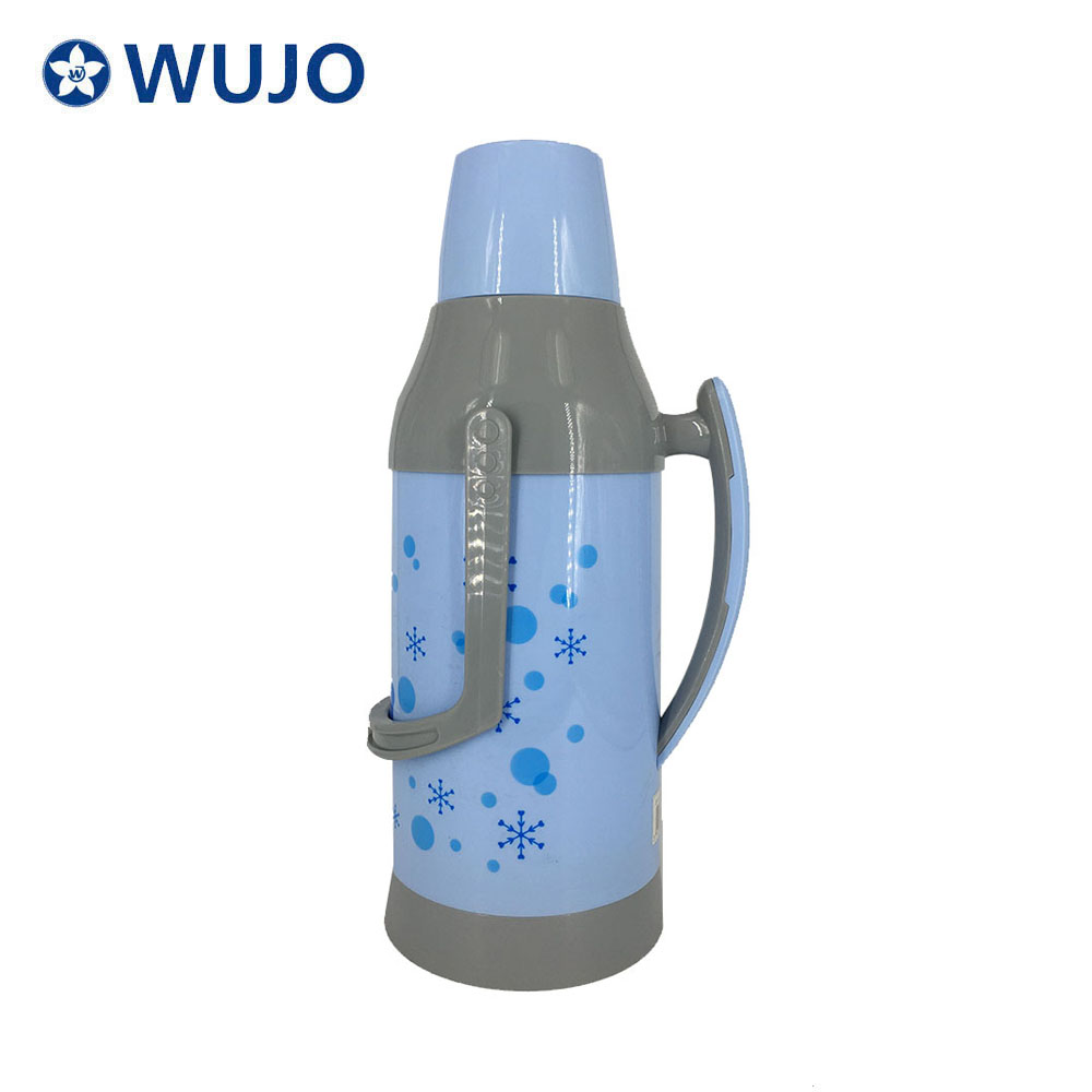 Wujo 3.2l Beste Verkauf von heißen kalten vakuumisolierten Kunststoff-Thermos-Flaschen